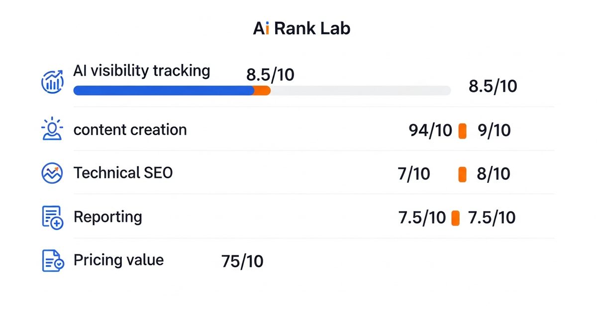 ai rank lab review 2026 features pricing honest assessment