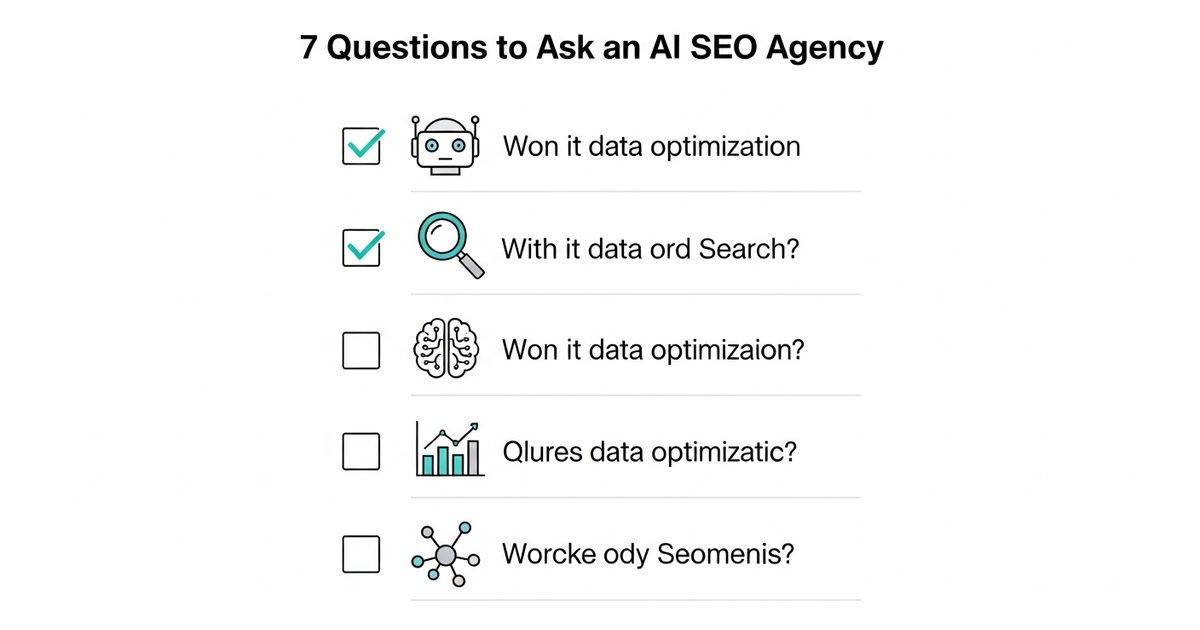 AI SEO Agency Hiring Checklist - 7 Questions to Ask