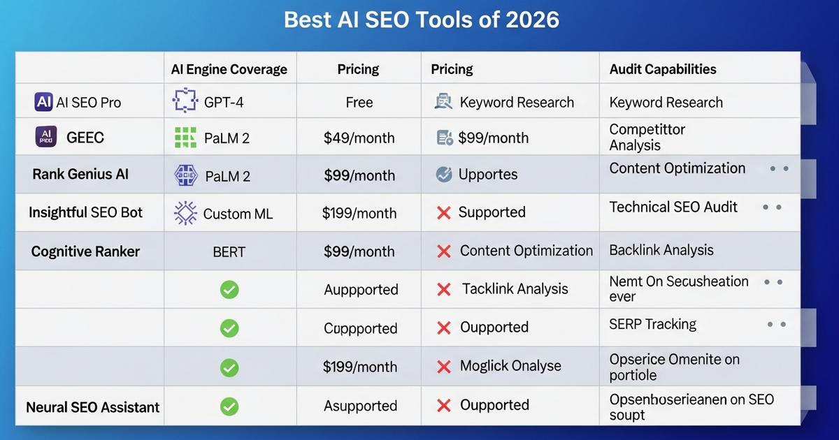 best ai seo tools 2026