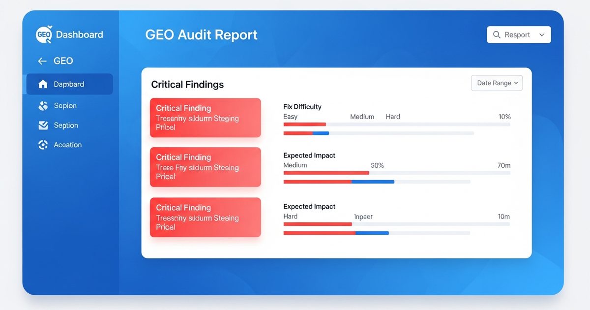free geo audit tool