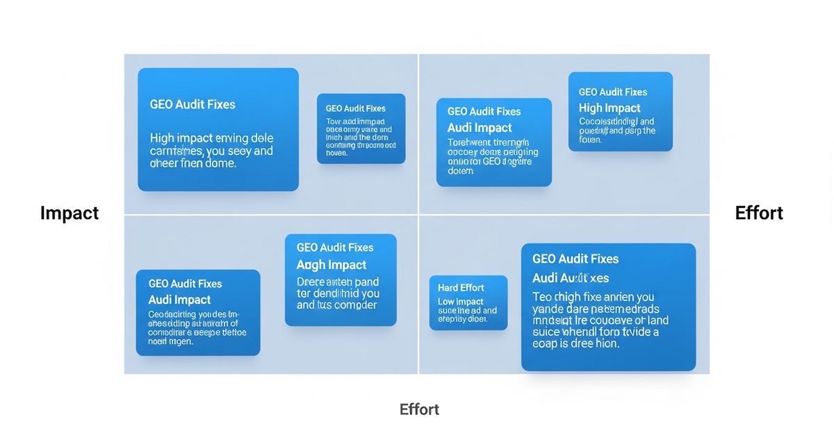 geo audit checklist 2026