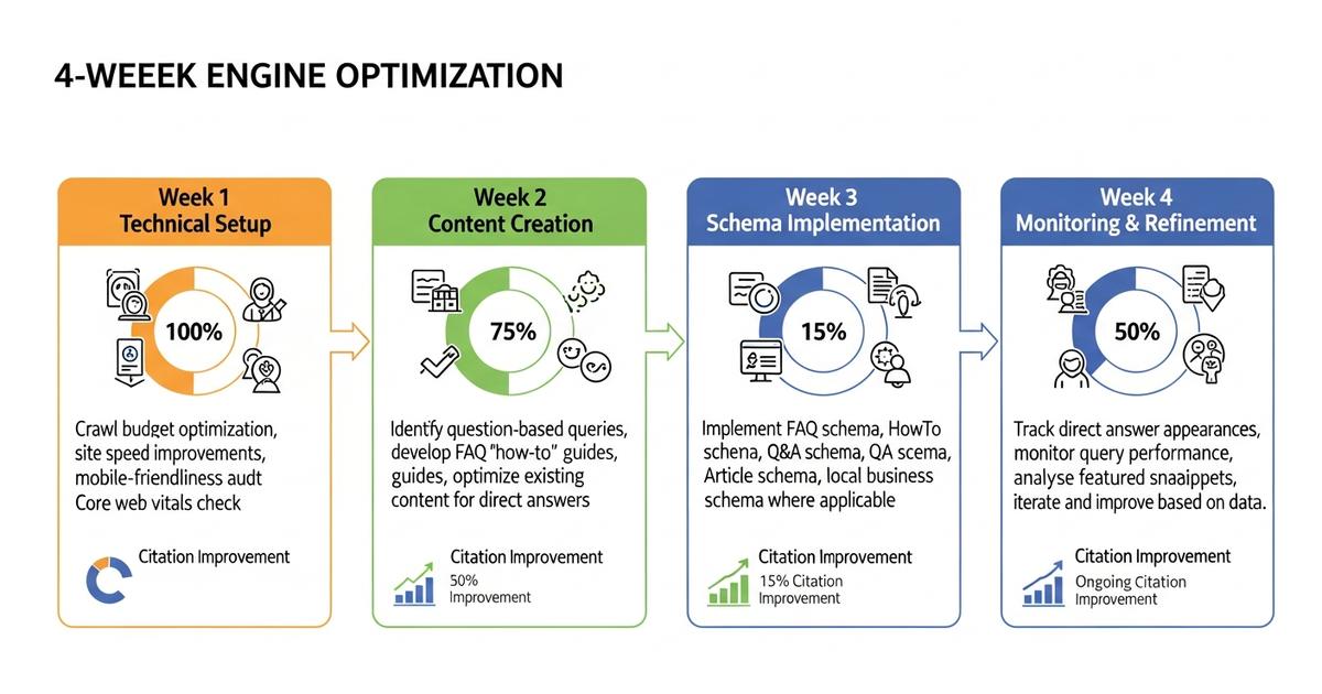 30-Day ChatGPT Citation Playbook - Weekly Roadmap